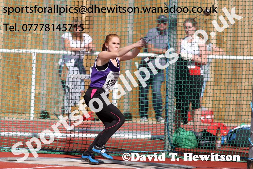 Under-17 womens hammer. Photo: David T. Hewitson/Sports for All Pics